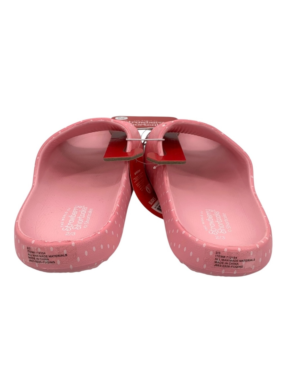 Strawberry Shortcake Foam Slip-On Sandals W4/5 or K2/3 (GirlhoodCore 70’s 80’s) - Picture 3 of 6